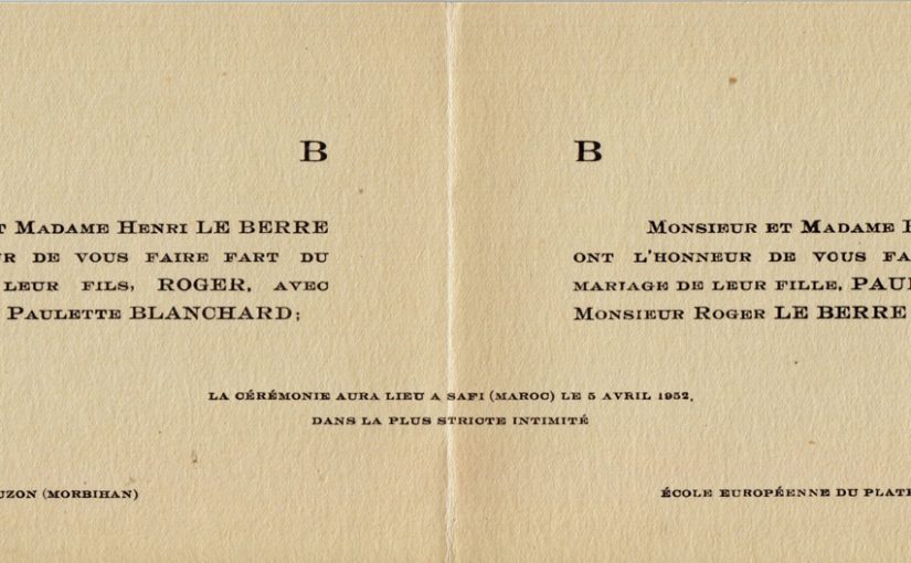 Le mariage de Paulette et Roger